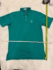Peter Millar Polo Shirt Mens M Green Summer Comfort picture