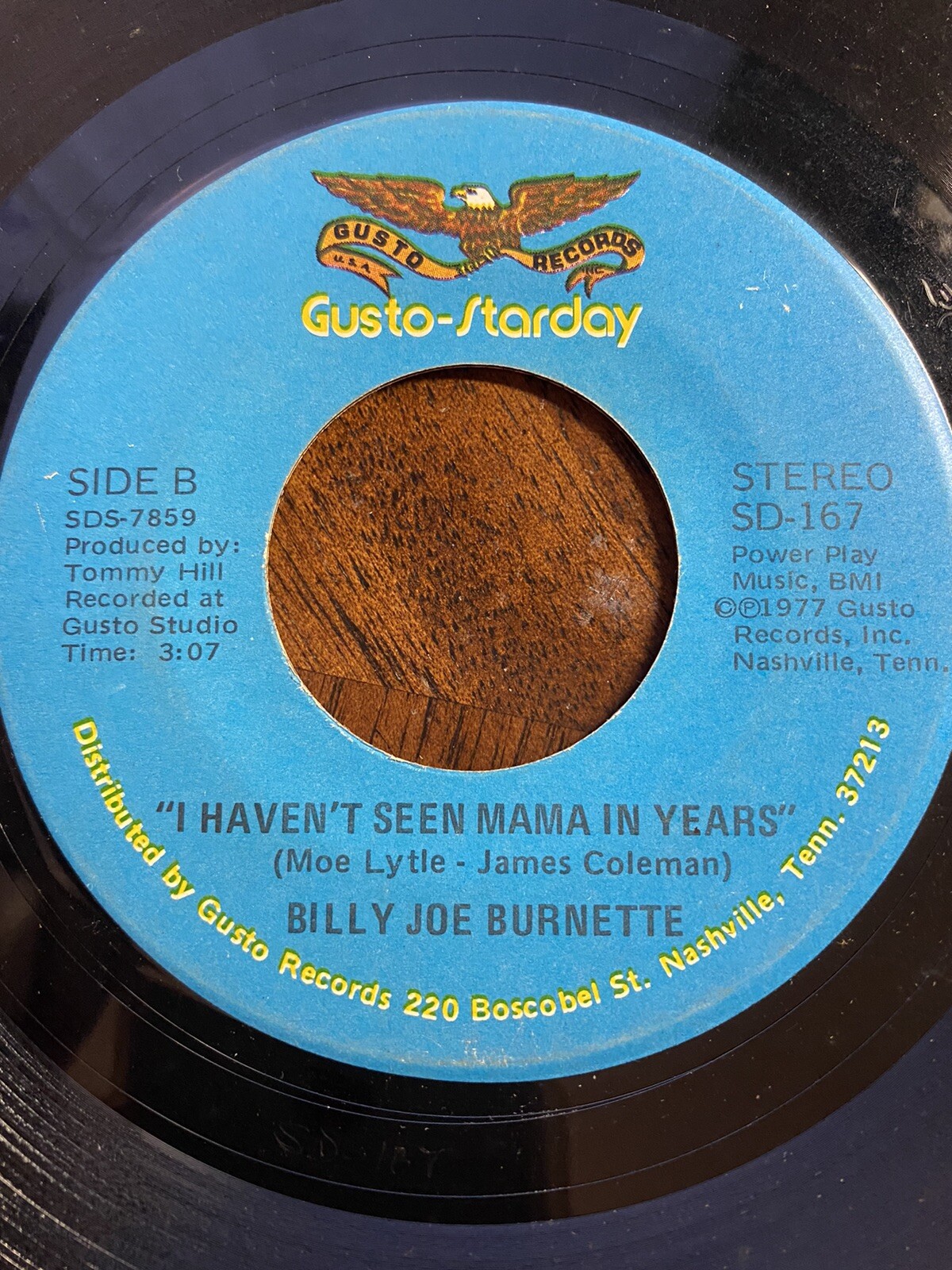 Billy Joe Burnette - Welcome Home Elvis / I Haven't Seen Mama In Years 45 rpm Billy Joe Burnette - Welcome Home Elvis / I Haven't Seen Mama In Years 45 rpm