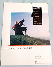 Fleetwood Mac Christine McVie 1984 NICE Promotional AD /Poster Original 14 x 11 picture