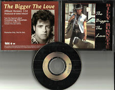 Fleetwood Mac BILLY BURNETTE The Bigger the Love PROMO radio DJ CD single 1993 picture