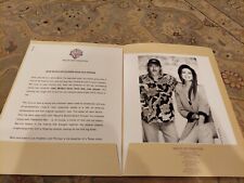 1990s JOHN MCVIE & LOLA THOMAS music  press kit with 8x10 photo  press release picture