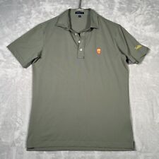 Peter Millar x Swag Golf Polo Shirt Mens Medium Green Crown Crafted Short Sleeve picture