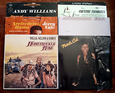 Vinyl Records Lot 6 Willie Nelson Natalie Cole Fleetwood Mac Jerry Vale Mixed picture