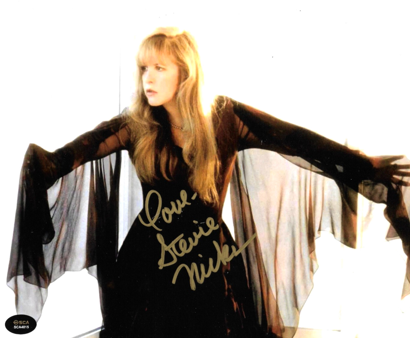 Stevie Nicks (Fleetwood Mac) Signed 8x10 inch Authentic Original Autograph w/COA