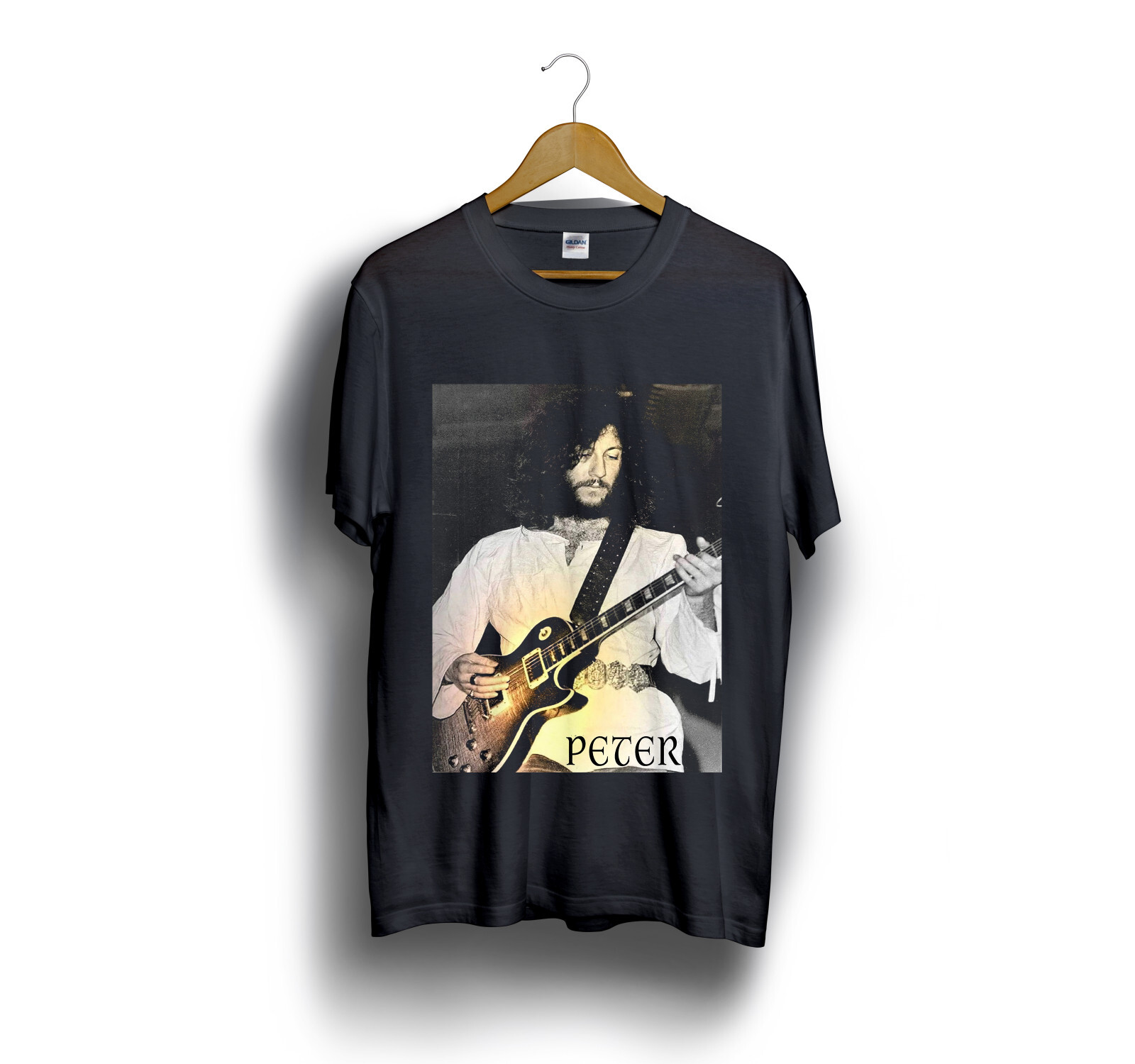 GREEN PETER GREEN Black T-Shirt Size S-5XL GREEN PETER GREEN Black T-Shirt Size S-5XL