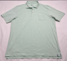 Peter Millar Mint Green Short Sleeve Polo L Large - Logo - Golf Casual Work picture