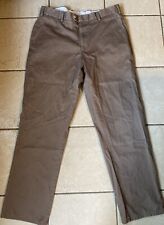 Peter Millar Mens Pants Size 36 X 30 Olive Green Casual Pants Slacks picture