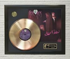 Stevie Nicks Framed LP Record Reproduction Signature Display  