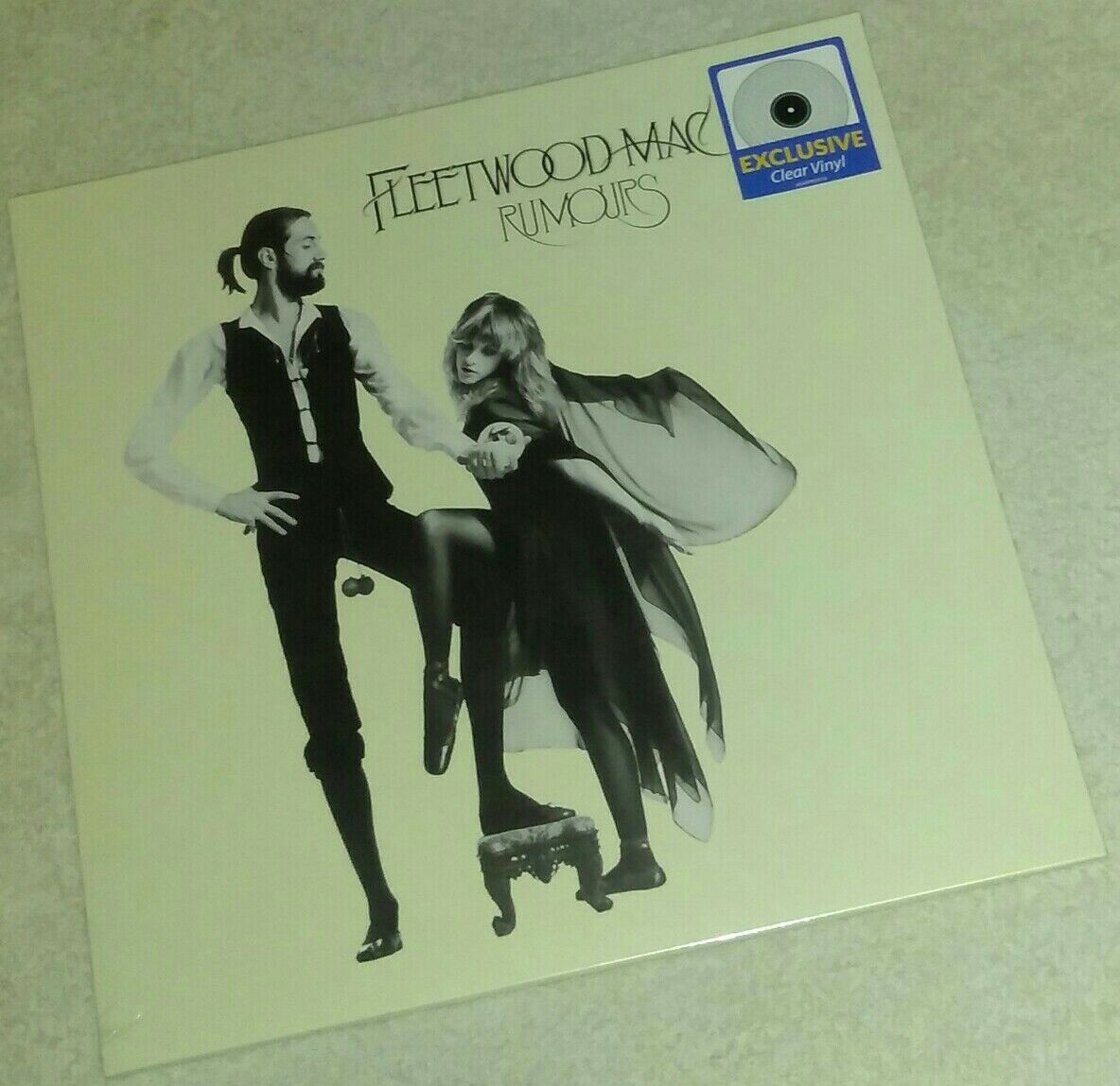 FLEETWOOD MAC RUMORS Exclusive Rare CLEAR VINYL RECORD LP  brand new