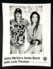 1992 John McVie's Gotta Band With Lola Thomas Vintage Press Promo Photo picture