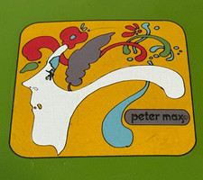 PETER MAX Pop Art Enamel Barware Tray Ernest Sohn Creations 13
