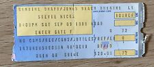 RARE Stevie Nicks Ticket Sept 9, 1989 Jones Beach Theater NY Fleetwood Mac picture