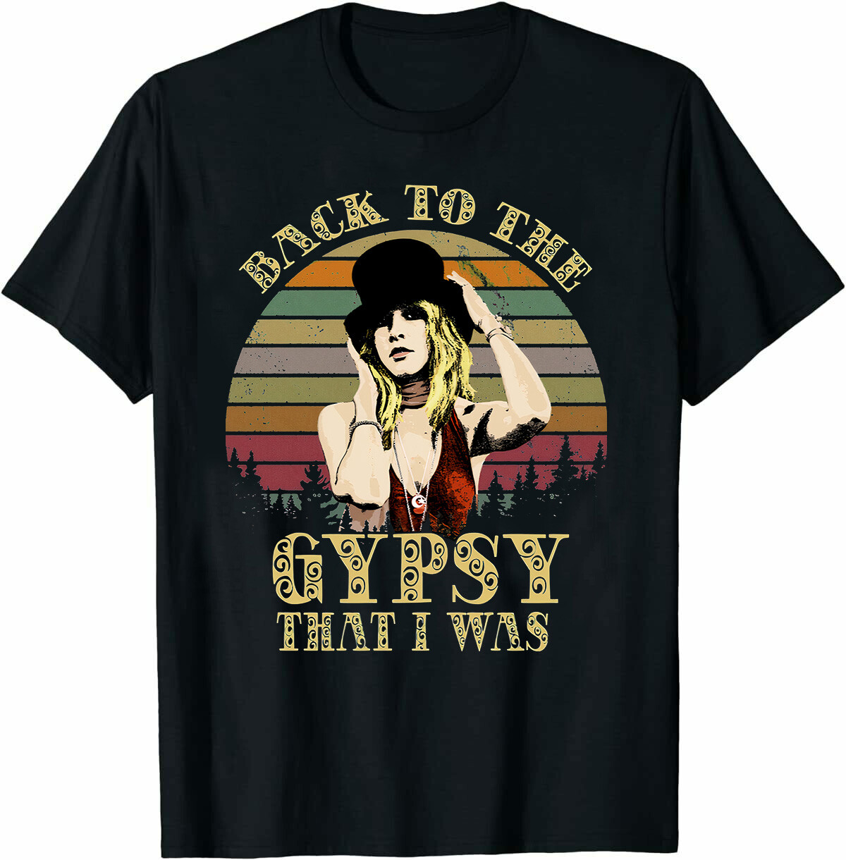 Vintage Stevie Nicks Gypsy Unisex T Shirt Size S_3XL Vintage Stevie Nicks Gypsy Unisex T Shirt Size S_3XL