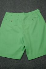 Peter Millar Shorts Mens 33 Green Wicking Golf Golfing Casual Chino Lightweight picture